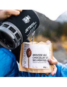 Mousse au chocolat et ses pépites lyophilisée - 80g - 348 kcal - VOYAGER 2