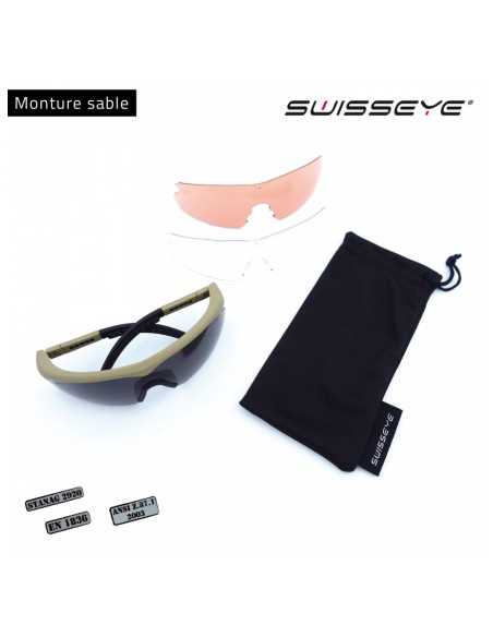 LUNETTES BALISTIQUES RAPTOR - SWISS EYE