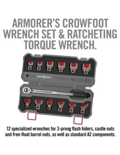 Clé dynamométrique Master Fit AR15 + 12 pièces - REAL AVID 2