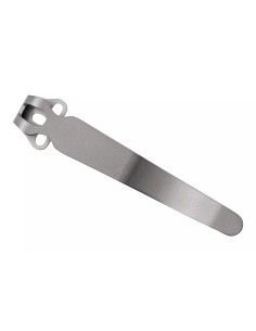 Clip de poche pour couteau Universal Long FLY-1250LBB Bead Blasted Titanium - FLYTANIUM 2