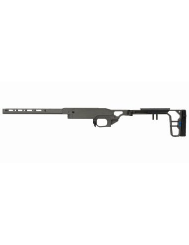 La Chassis 700 DROITIER 10'' (Folding Stock/Medium Forend) - GREY BIRCH