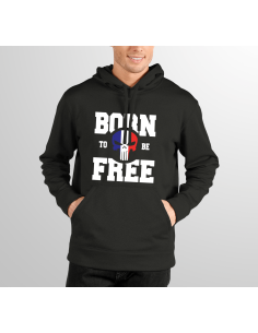 SWEAT SHIRT BORN TO BE FREE - VIGIE DEFENSE
