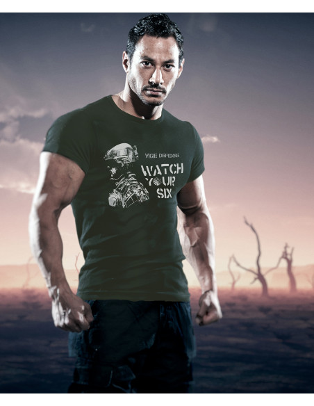 T-SHIRT WATCH YOUR 6 - VIGIE DEFENSE